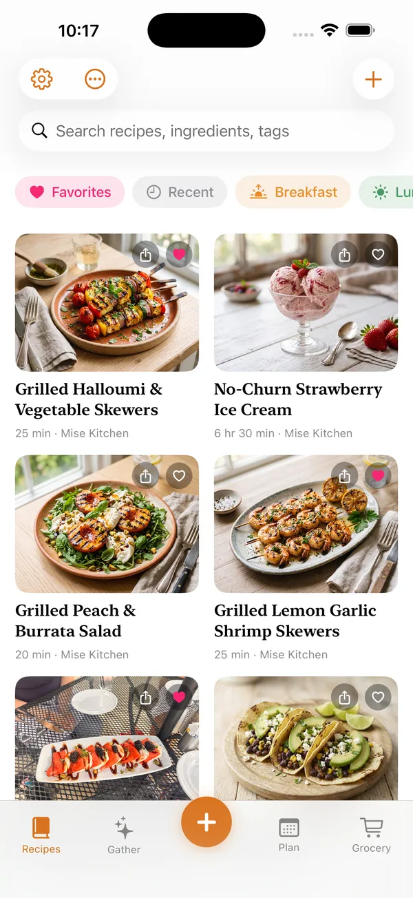 MakMak: Recipe library with food photos