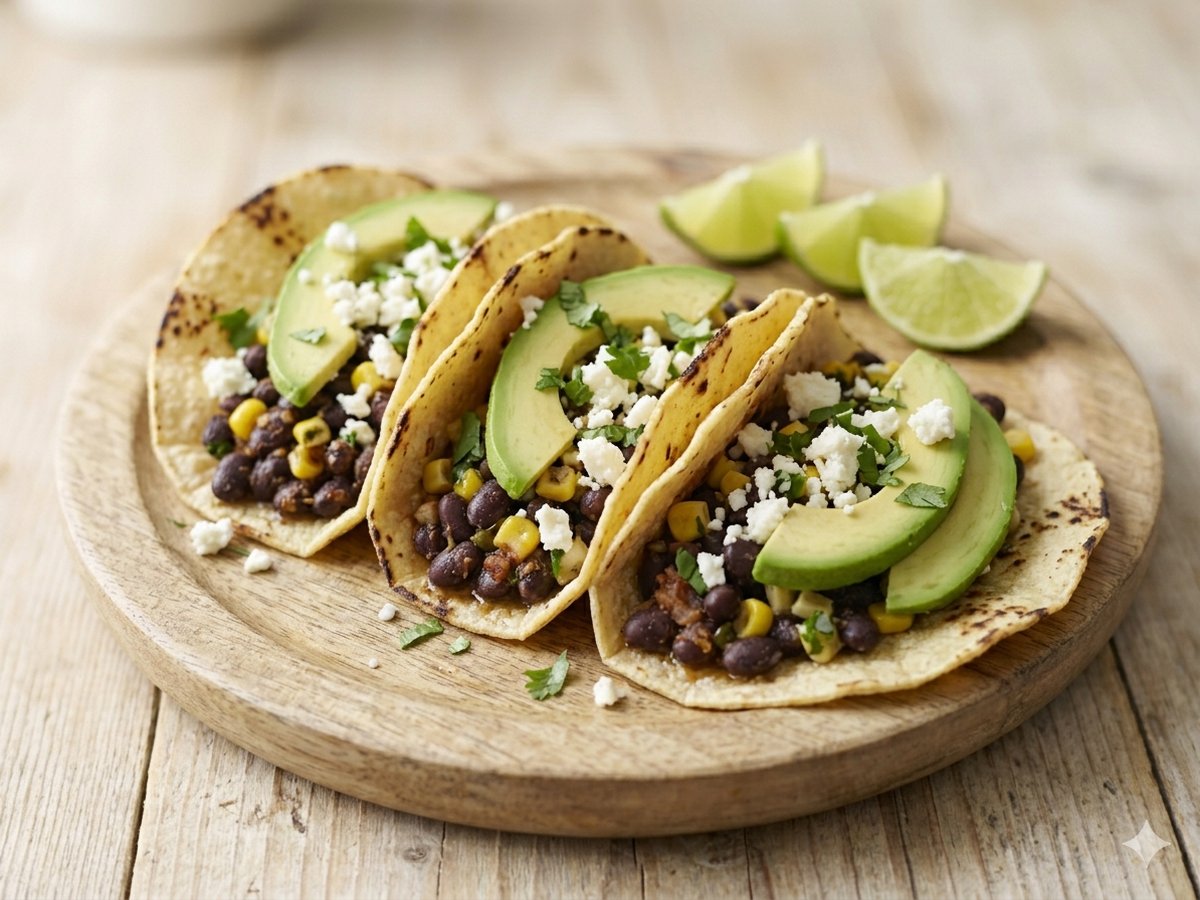 15-Minute Black Bean Tacos